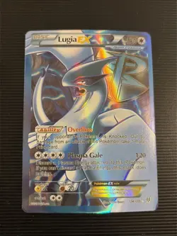 Pokemon TCG Lugia EX Full Art Ultra Rare 134/135 Plasma Storm Holo Card - Image 1