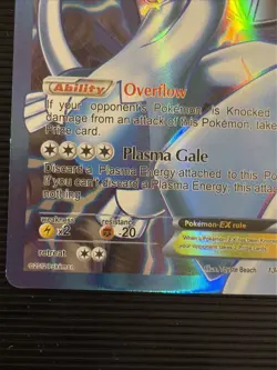 Pokemon TCG Lugia EX Full Art Ultra Rare 134/135 Plasma Storm Holo Card - Image 3