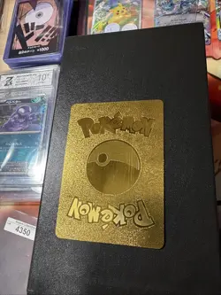 Charizard Vmax Premium Gold Foil Fan Art Vinyl Textured Collector Pokemon Card - Image 2