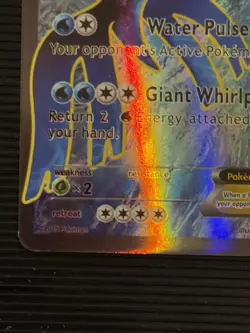 Kyogre EX XY Primal Clash Full Art Ultra Rare Holo 180 HP Pokemon Card 148/160 - Image 3