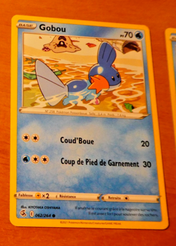 POKEMON POING DE FUSION FRANCAISE CARD CARTE GOBOU 062/264 FR NM 2021 - Image 1