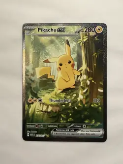 Pokemon Pikachu EX ASC EN 276/217 Full Art Holo Rare 200 HP Card English - Image 1