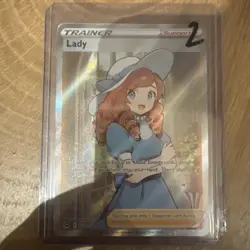 Pokemon Card Lady 193/196 Trainer Sword & Shield Lost Origin Ultra Rare NM - Image 1