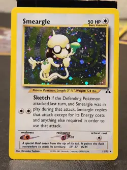 Smeargle - 11/75 - Pokemon Neo Discovery Unlimited Holo Rare Card WOTC - Image 1