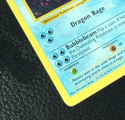 RARE “GYARADOS” SHADOWLESS HALO 6/102 Pokemon Card- (Dragon) ~Amazing !! - Image 4
