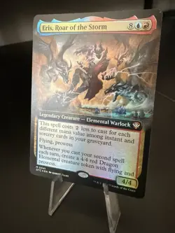 MTG FOIL Eris, Roar of the Storm Extended Art - Outlaws of Thunder Junction - Image 1