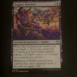 MTG - Boggart Mischief - Lorwyn Eclipsed NM/M Condition - Image 1