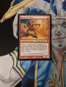 Norin the Wary MTG Time Spiral Rare Red Creature Slightly Played x1 - Image 1