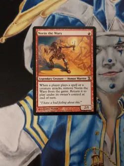 Norin the Wary MTG Time Spiral Rare Red Creature Slightly Played x1 - Image 2