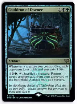 Cauldron of Essence SOS 179 Magic: The Gathering Foil R NM - Image 1
