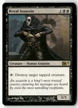 Royal Assassin 105 Rare Magic 2012 (M12) Magic: The Gathering Near Mint - Image 1
