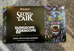 MTG Secret Lair x Dungeons & Dragons: Black Lights & Dark Dungeons Foil Sealed - Image 1