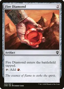 x4 - Fire Diamond - 309 - NM - Commander Legends (CMR) - MTG - Image 1