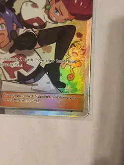 Pokemon TCG Jessie & James Trainer Full Art Ultra Rare 68/68 Hidden Fates - Image 5