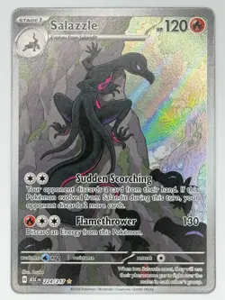 Pokemon TCG Salazzle Illustration Rare 224/217 Ascended Heros ASC EN - Image 1