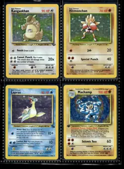Vtg Pokemon Card Lot WOTC Set 1st Edition Promo Binder Collection Fossil - Image 1