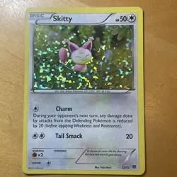 Pokemon Skitty 012/012 McDonald's 2015 Holo Promo Basic 50 HP English Card - Image 4