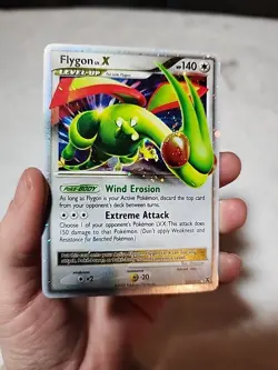 2009 Pokemon Platinum Rising Rivals Flygon LV.X #105 NM/NM- - Image 3