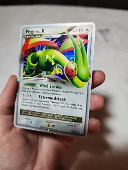 2009 Pokemon Platinum Rising Rivals Flygon LV.X #105 NM/NM- - Image 4