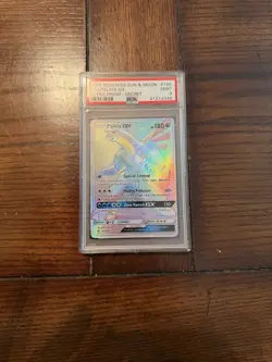 Pokemon Sun And Moon Ultra Prism Palkia GX Secret Rare 165/156 PSA 9 Mint - Image 1