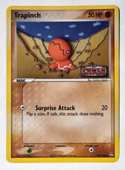Pokemon TCG Trapinch 68/108 Trading Card - Image 1