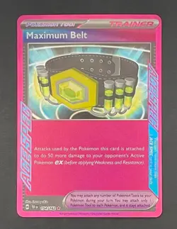 Pokemon Card Maximum Belt 154/162 Temporal Forces - Near Mint - Image 1
