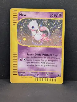 Mew 019/165 Expedition Base Set Holo Ultra Rare Pokemon TCG Nintendo ITALIAN MP+ - Image 1