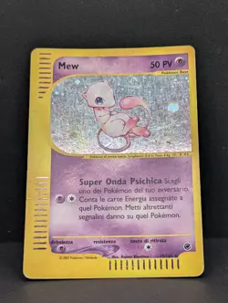 Mew 019/165 Expedition Base Set Holo Ultra Rare Pokemon TCG Nintendo ITALIAN MP+ - Image 3