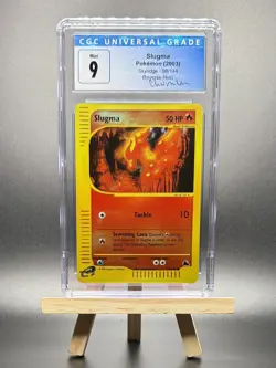 2003 POKEMON SLUGMA REVERSE REV HOLO FOIL #98 E-SERIES SKYRIDGE CGC 9 WOTC - Image 1