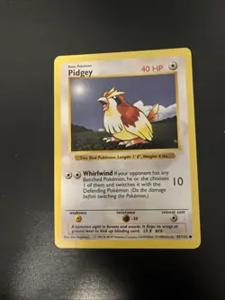Pidgey Shadowless Base Set 57/102 LP - Image 1