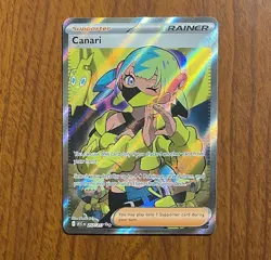 Canari 257/217 Full Art Ultra Rare Holo Trainer Ascended Heroes Pokemon TCG - Image 1