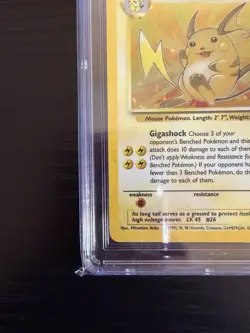 Pokemon TCG Raichu Holo Fossil 14/62 CGC 8.5 Rare - Image 5