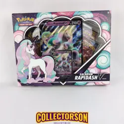 Pokemon TCG GALARIAN RAPIDASH V BOX 820650808739 - Image 1
