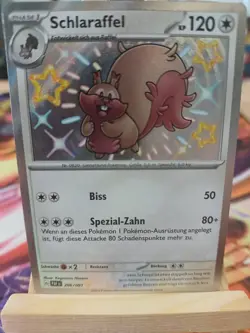 Schlaraffel 206/091 Shiny Paldeas Schicksale Deutsch NM Pokemon - Image 1
