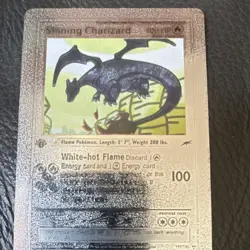 Pokemon Shining Charizard Secret Rare Holo 1st Edition 107/105 Neo Destiny 100HP - Image 1