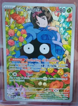Erika's Tangela 218/217 80 HP Gathering of Blossoms Pokemon TCG English 2026 - Image 1