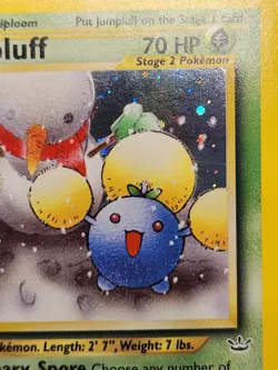 Pokemon TCG Jumpluff 09/64 Neo Revelation Holo Rare Unlimited English 2000 - Image 2