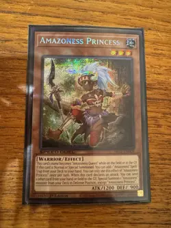 Yugioh Amazoness Princess - SBC2-ENH09 - Prismatic Secret Rare Speed Duel - NM - Image 1