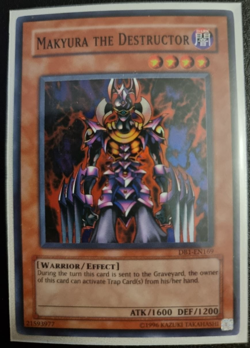 Yu-Gi-Oh! Makyura the Destructor, DB1-EN169, Super Rare - Image 1