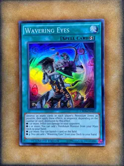 Yugioh Wavering Eyes CROS-ENAE3 Super Rare Limited Edition NM - Image 1