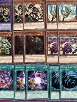 YuGiOh Jim Crocodile Cook Fossil Warrior Deck w Extra Deck & Game Mat SPEED DUEL - Image 4