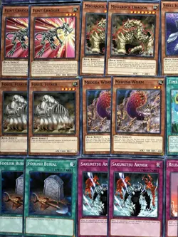 YuGiOh Jim Crocodile Cook Fossil Warrior Deck w Extra Deck & Game Mat SPEED DUEL - Image 5