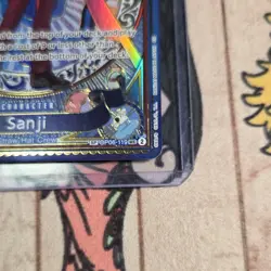 Bandai Sanji Secret Rare Holo Full Art OP06-119 9000 One Piece CCG SECR Foil - Image 4