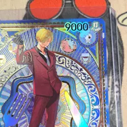Bandai Sanji Secret Rare Holo Full Art OP06-119 9000 One Piece CCG SECR Foil - Image 5