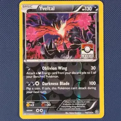 Yveltal 65/114 - Steam Siege - League Promo Reverse Holo Pokemon Card - M / NM - Image 1
