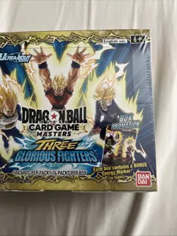 Dragon Ball Super Card Game Three Glorious Fighters Booster box New Sealed - Image 3