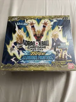Dragon Ball Super Card Game Three Glorious Fighters Booster box New Sealed - Image 4