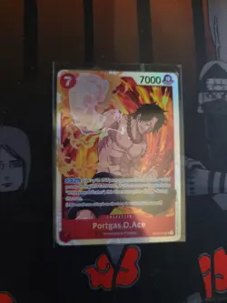 Portgas.D.Ace OP02-013 SR - Super Rare - Paramount War One Piece Card Game - Image 2