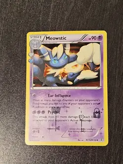 Pokemon TCG Meowstic Radiant Collection Holo Card RC15/RC32 Near Mint Condition - Image 1
