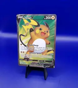 Raichu V 158/172 Brilliant Stars Full Art Rare Pokemon Card TCG Nintendo 2022 - Image 3